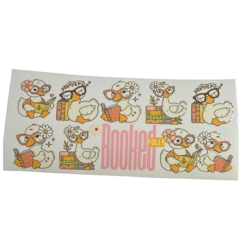 Duck Booked Fully Cup Decal 518